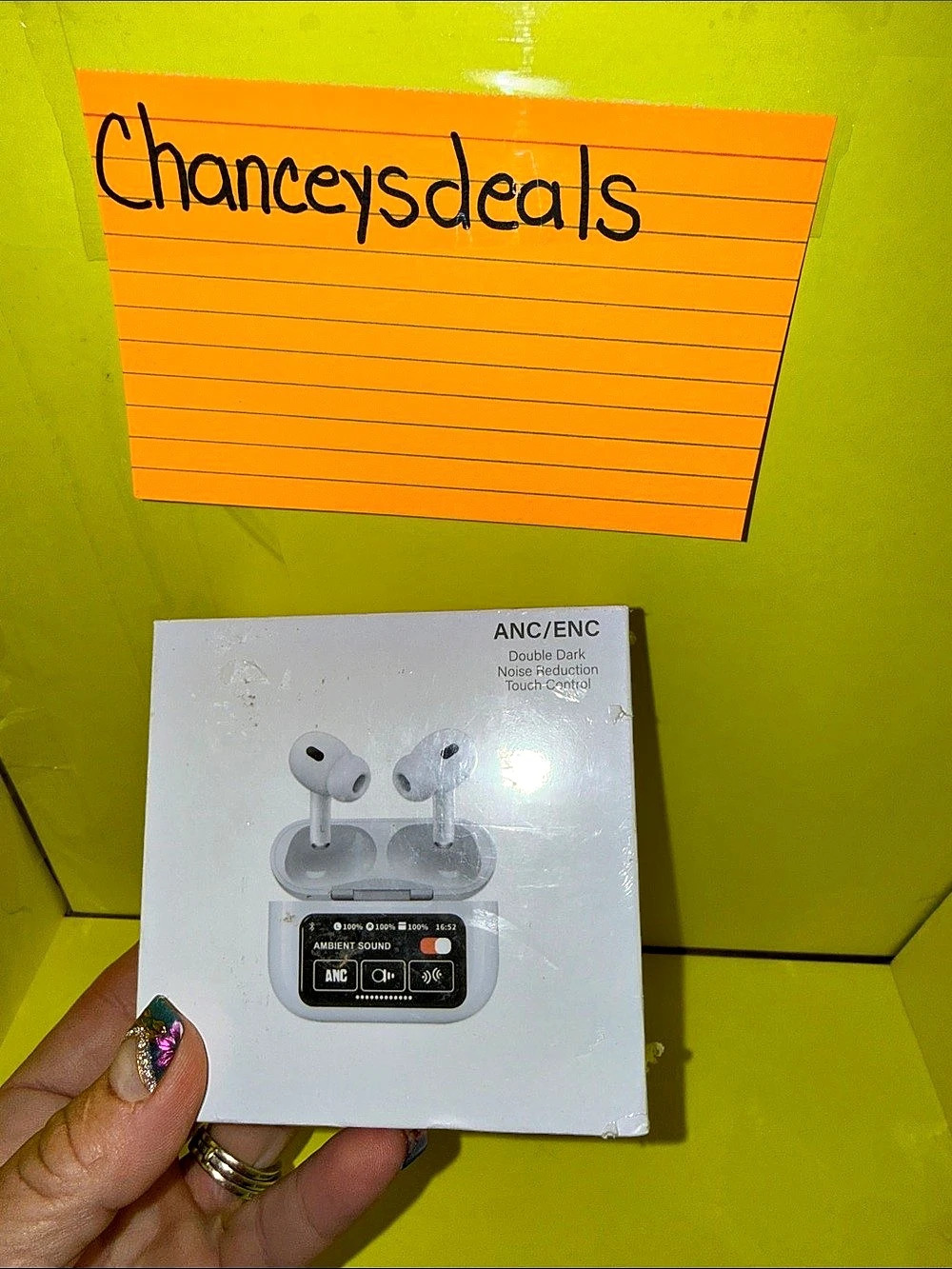 ANC Wireless Earbuds with /ENC NWT